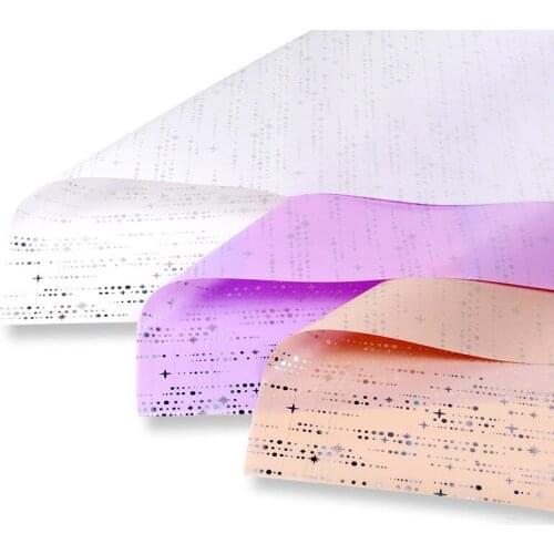 58cmx10m Shiny Waterproof Flower Wrapping Paper Gift Wrapping DIY Scrapbook Craft Paper Florists Supplies Decorative Material