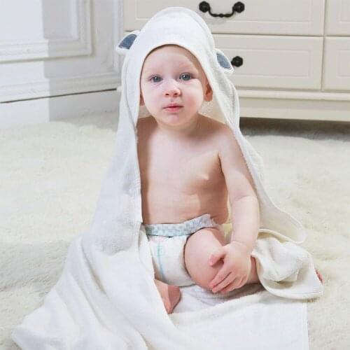 Baby Cotton Bamboo Fiber Quilt Childrens Hooded Bath Towel Cloak Bear Towel Air Conditioning Blanket Kids Blanket Toalla Bebe