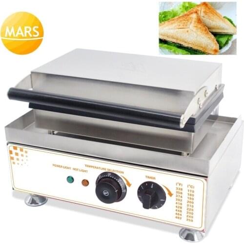 Electric Press Sandwich Machine Mini Breakfast Bread Warming Maker Waffle Toaster Mould Griddle Baking Plate