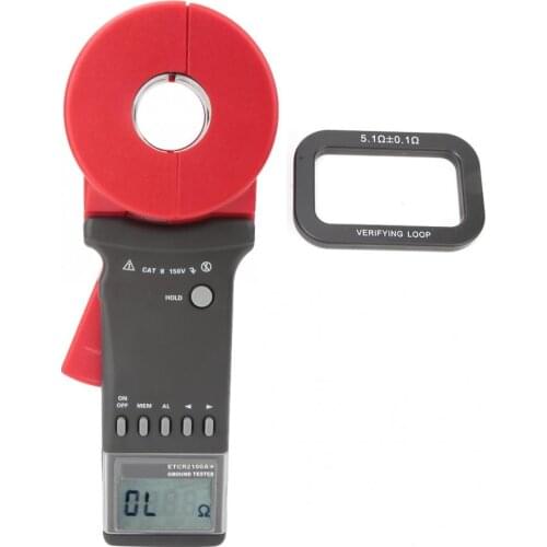 ETCR2100A+ Clamp Resistance Tester Digital Clamp On Ground Earth Resistance Tester Meter (Round Mouth)
