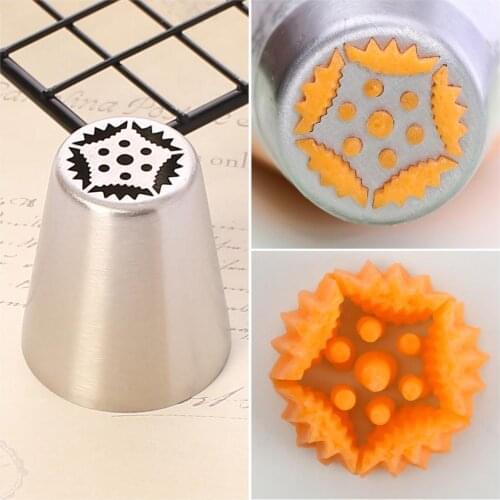 Facemile Stainless Steel Russian Nozzles Icing Piping Nozzles Tips Cake Decorating Tools Cupcake Sugarcraft Fondant Pastry Tools