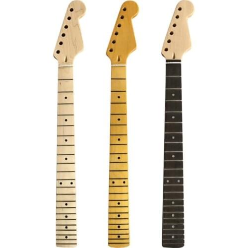 Maple Wood Guitar Neck Smooth Edge Rosewood Fretboard Electric Guitar Handle Stringed Musical Instrument Part new drop ship 2021
