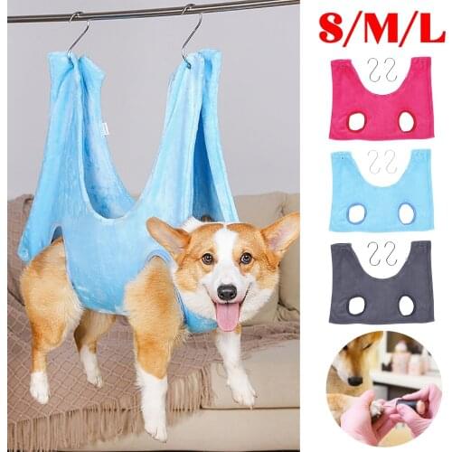 Cat Grooming Hammock Cat Grooming Soft Cushion Restraint Bag Puppy Dog Pet Nail Clip Trimming Bathing Bag Pet Grooming Bed