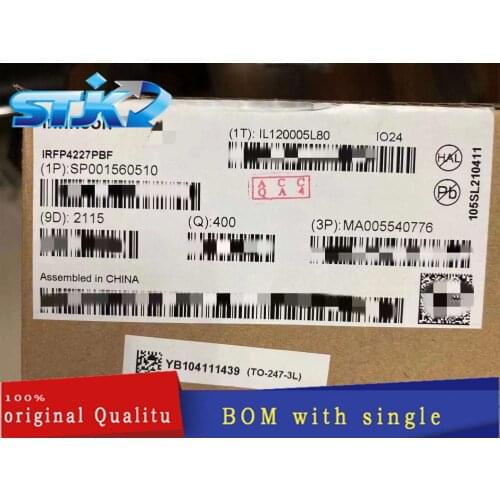 IC IRFP4227PBF TO-247 DC2021+ Interface - serializer, solution series New original Not only sales and recycling chip 1PCS