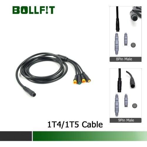 Bollfit Jule 1 in 4 Cable Electrical Bicycle Ebrake PAS Throttle Waterproof Controller 4 to 1 Cable for Conversion Ebike Kit