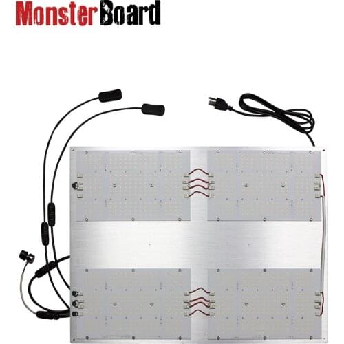 Geeklight quantum Led Grow Light board Full Spectrum Samsung lm301h 3500K/3000K+660nm UV IR Meanwell driver 480w for grow tent