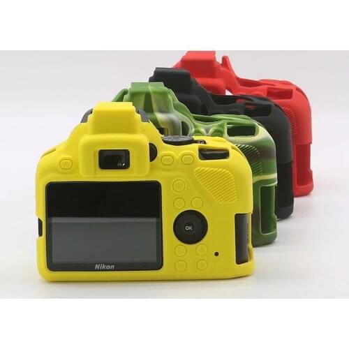 Soft Silicone Case Camera Protective Body Bag For Nikon D3500 Rubber Cover Battery Openning D3500 Camera bag