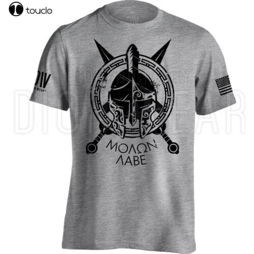 New American Spartan MenS American Flag Military Soft Lightweight T-Shirt Tee Shirt S-5Xl