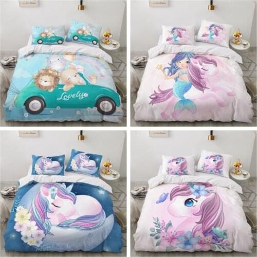 Cartoon Kids Children Adult Bedding Sets Queen King Size Bed Linen Set Twin Full Duvet Cover Pillowcases For Boy Girl Bedclothes