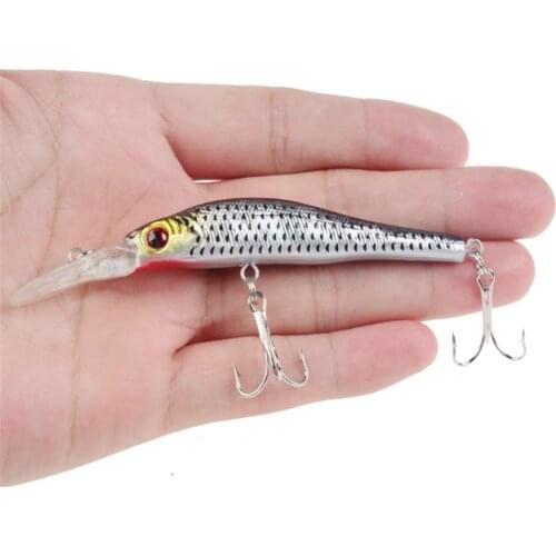 1pcs 9.5cm 6.7g New Minnow Fishing Lure Floating Wobblers Artificial Hard Bait Crankbait Peche Bass Trolling Fishing Tackle