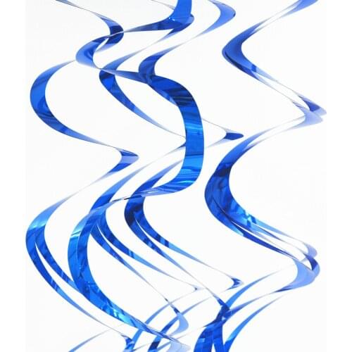 Amawill 5pcs/set Spiral Swirls Drop Ornament Line For Birthday Party Anniversary Wedding Garland Hanging Ornaments Decorations