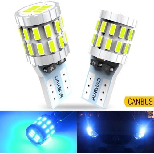 2x T10 W5W Led Canbus Car Parking Lights Interior Lamp For Infiniti FX35 Q50 G35 QX70 FX G37 Q30 QX56 I30 M35 FX37 QX4 Ice Blue