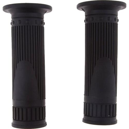 Universal Motorcycle 7/8" Handle Bar Hand Grips Retro Handlebar