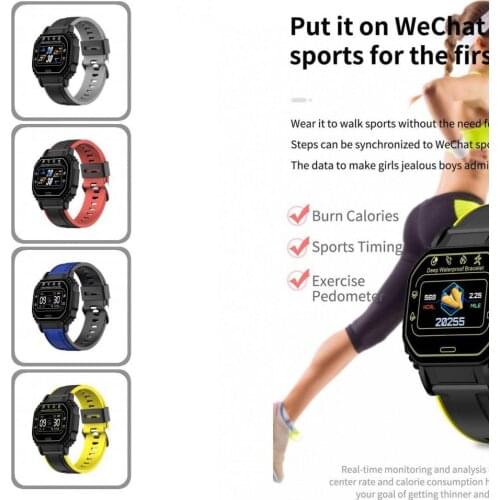Waterproof Fashionable Multifunctional Smart Wristwatch Comfortable Electronic Watch Wear-resistant