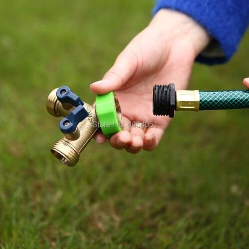 Y Connector Valve Multifunction Water Gun Separator Garden Irrigation Watering Flower Hose Splitter Water Pump