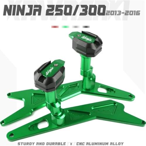 For KAWASAKI NINJA250 NINJA300 NINJA 250 300 Motorcycle Falling Protection Frame Slider Fairing Guard Anti Crash Pad Protector