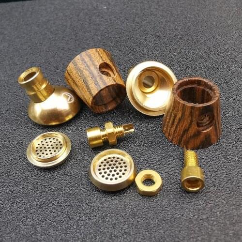 1Pair) Crooked mouth mmcx rosewood Earbuds shell 10mm in-ear Housing Earphones unit DIY