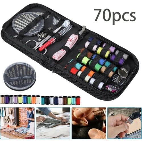 70pcs Sewing Kit Sewing Accessories Sewing Thread Sewing Tool Set Stitching Embroidery Craft Sewing Kits Home Organizer