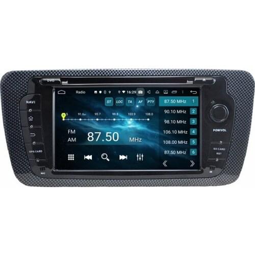DSP PX6 6-Core 2 din 7" Android 10.0 Car Radio DVD Player for Seat Ibiza 2009-2014 GPS WIFI Bluetooth 5.0 CarPlay Easy Connect
