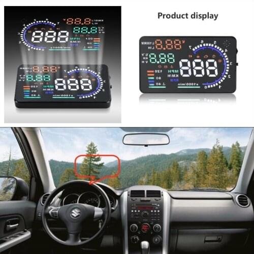 Car Information Projector Screen For Suzuki Grand Vitara / Swift - Safe Driving Refkecting Windshield HUD Head Up Display