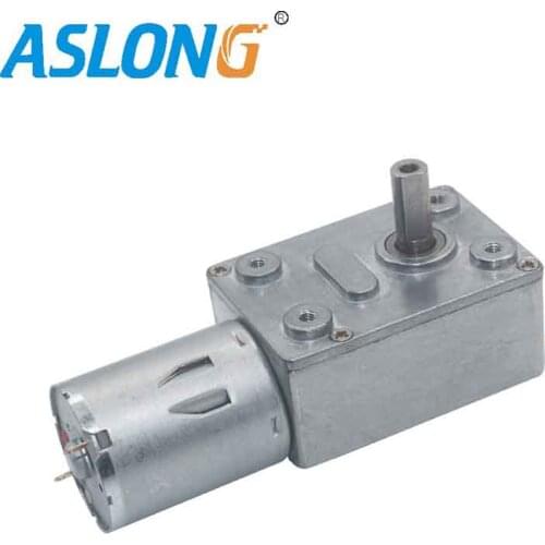 Power-off self-locking 24v 1RPM 370 dc worm gear motor 90D right angle reducer 6v 12v factory supply from 14-230rpm JGY-370
