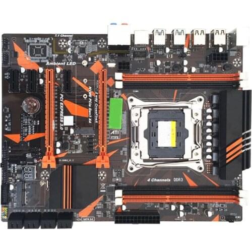 Computer Mainboard New X99 2011-V3Pin DDR3 Desktop Computer Mainboard Motherboard for E5 2678V3 CPU Kit E5BA
