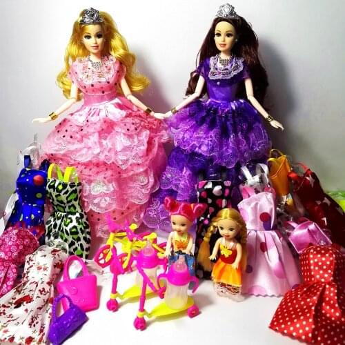 Beautiful Handmade Princess Doll Baby Doll Kid Cartoon Toys For Girl Wedding Dress Fashion Doll Toys BJD Doll as Birthday Gift