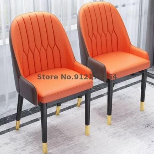 Makeup chair single chair gourmet city chair restaurant tea restaurant homestay small apartment dumpling house leather chair mee