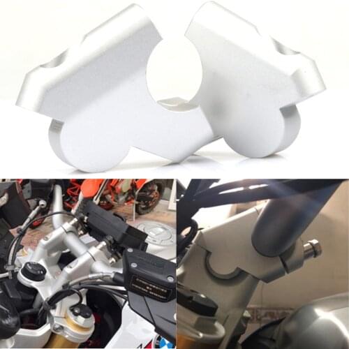 Motorcycle Handlebar Riser Up Backs Moves Bracket Kit Handle Bar Riser Mount Clamp For BMW R1200R R1200 R R 1200 R 2014-2016
