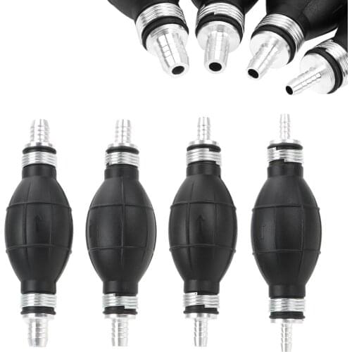 LEEPEE Fuel Pump For Car Boat Outboard Rubber Aluminum Hand Fuel Pump All Fuels Length Used Line Hand Primer Bulb