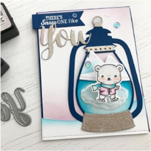 Metal Cutting Dies Lantern Design Stencils for DIY Scrapbooking/photo album Decorative Embossing DIY Paper Cards