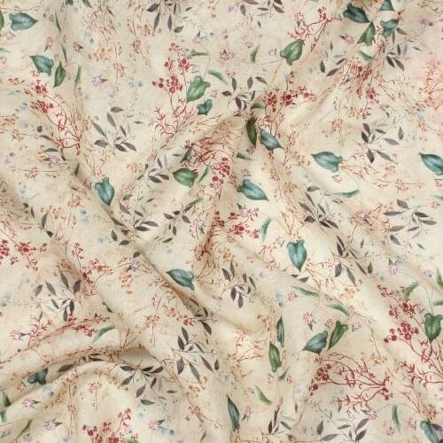 Fashion Digital Printed Cotton Fabric Sewing Patchwork DIY Dress Fabric Home Cloth