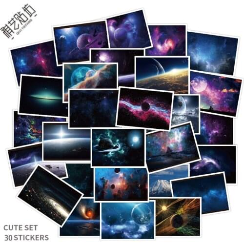 20set/1lot Kawaii Stationery Stickers Starry sky Diary Planner Decorative Mobile Stickers Craft Sticker