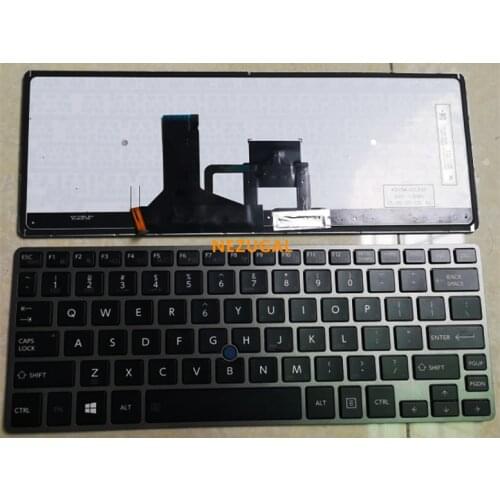 Backlit English keyboard for Toshiba Portege Z30 Z30T A B C Z30-A Z30t-A Z30T-A1310 Z30-A1302 Z30-C Z30T-B US long cable