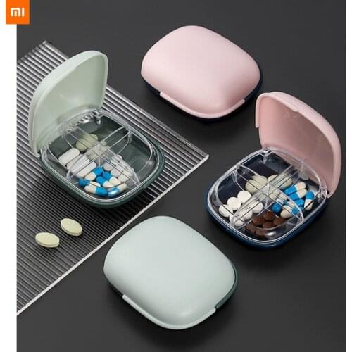 Xiaomi Pill box portable small mini 7days large-capacity storage box medicine dispenser sealed tablet medicine dispensing box