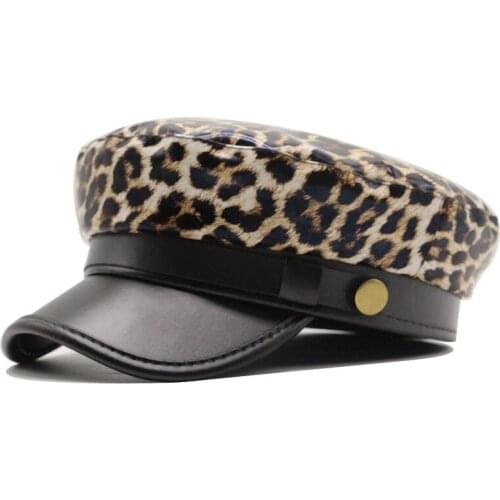 Seioum Women's Leather Hats