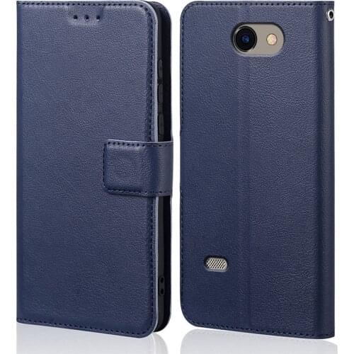 Silicone Flip Case for LG L Bello 2 II Luxury Wallet PU Leather Magnetic Phone Bags Cases for LG L Bello 2 II with Card Holder