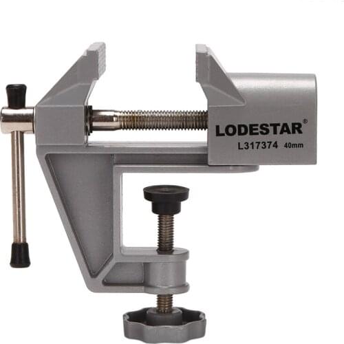 LODESTAR 40Mm Machine Bench Screw Vise Mini Table Vice Bench Clamp Screw Vise For DIY Craft Mould Fixed Repair Tool