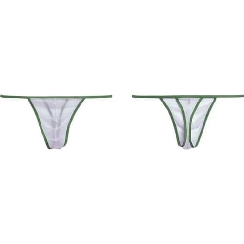 Mens Sexy Appeal Transparent Backless Thong Briefs Knickers Underwear Underpant Underwaer Comfortable Quick Dry Mens Underwaer