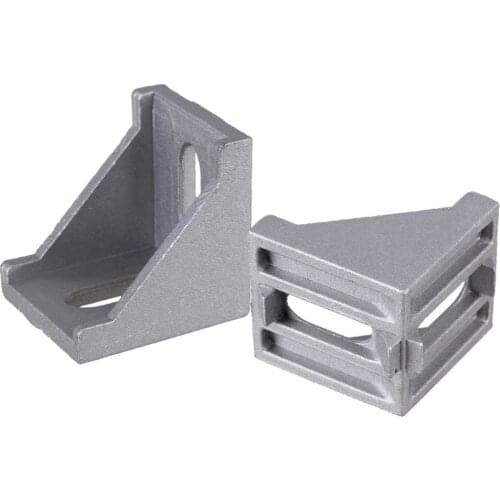 16pcs/lots 4040 corner fitting angle aluminum 40 x 40 L connector bracket fastener match use 4040 industrial aluminum profile