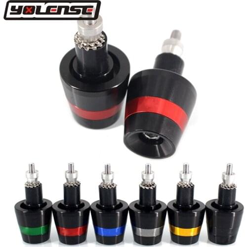 Universal 7/8'' 22mm Motorcycle CNC Handle bar Grips Ends Caps For YAMAHA XJR1300 XJ6 TMAX530 T-MAX530 TMAX500 XP500 FZ8 FZ1