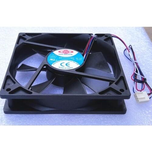 DF121225BU -D 12025 12cm Cooling Fan Dual Ball 4-Wire PWM fans 12cm 12V 0.65a 120X120X25mm
