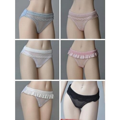 1/6 Scale Female Clothes Girly Lace Panties Women Underwear In Stock Fit For 12 inches PH Doll Body Figure