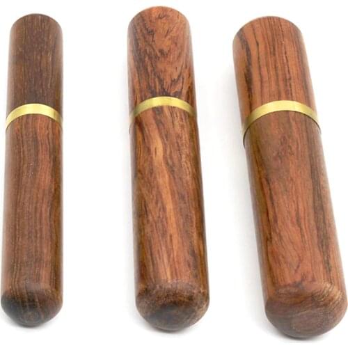 1pcs New Rosewood Cigar Tube Storage Case Portable Wooden Humidor Tobacco Keeper Cigarettes Holder Somoking Accessories