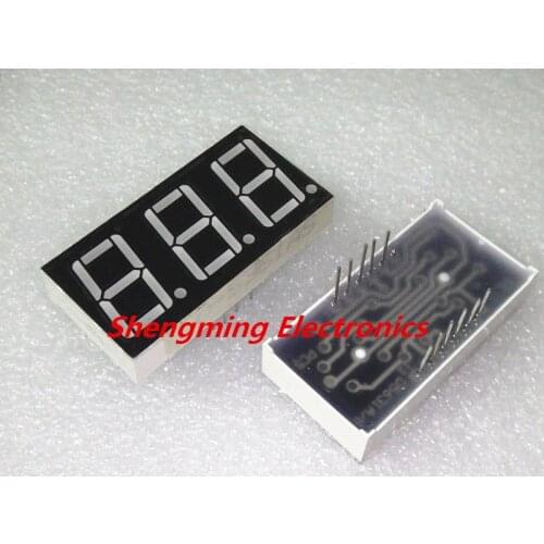 10PCS 0.56 inch 3 digit Red Led display 7 segment Common Anode diode