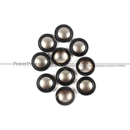 10pcs /lotd 25.4mm 25.5mm (1") silk +titanium diaphragm dome Tweeters voice coil 8ohm