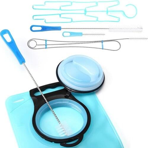 4Pcs/Set Water Bladder Cleaning Kit Drinking Bag Brush for Cycling Water Bag Brush Professional Water Hydration Bladder Tube Cle