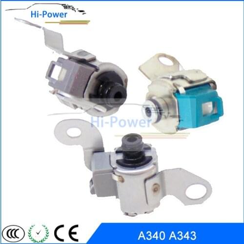 A340 A343 Transmission Solenoid Kit for Toyota 4 Runner / Pick-up Truck 3-pc Set 2000-On (99195)