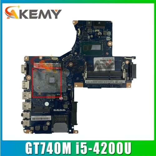 AKEMY VSKTA LA-9865P K000146590 laptop motherboard For toshiba Satellite S40 S40-T S40T-A GT740M i5-4200U Main board tested