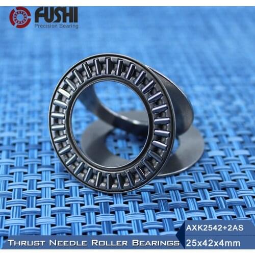 AXK2542 + 2AS Thrust Needle Roller Bearing With Two AS2542 Washers 25*42*4 mm ( 10 Pcs ) AXK1105 889105 NTB2542 Bearings